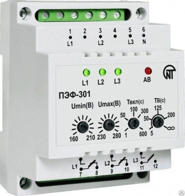Реле контроля фаз (Россия, Schneider Electric)